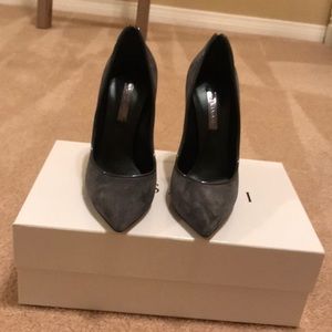 Casadei Queensuede Ardesia Heels